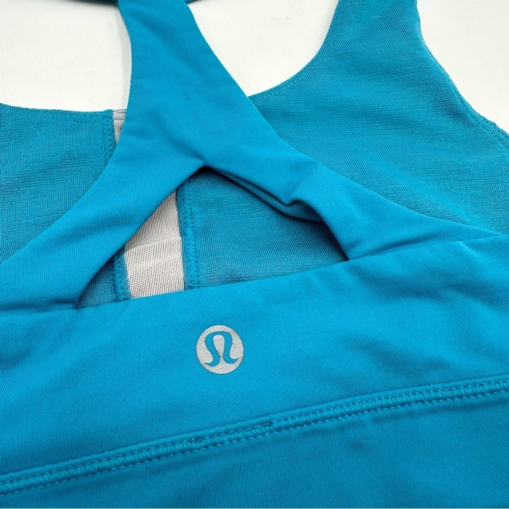 Lululemon Fast Lane Bra Indian Ocean - Picture 7 of 9